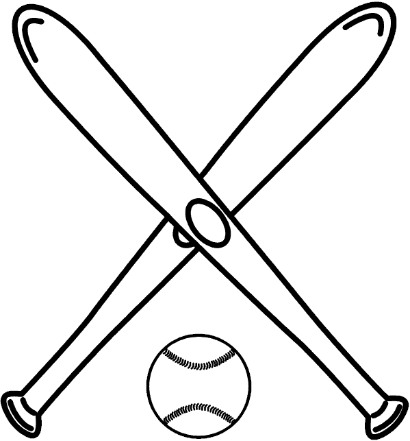 Plansa de colorat cu Baseball 11 3